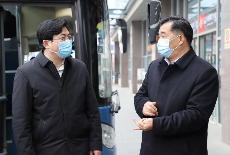 市委常委、武進區(qū)委書記喬俊杰督查武進汽車站春運及疫情防控工作